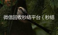  微信回收秒结平台（秒结款微信回收）