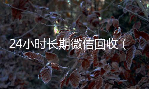 24小时长期微信24小时全天收购微信号回收（24小时微信回收平台）